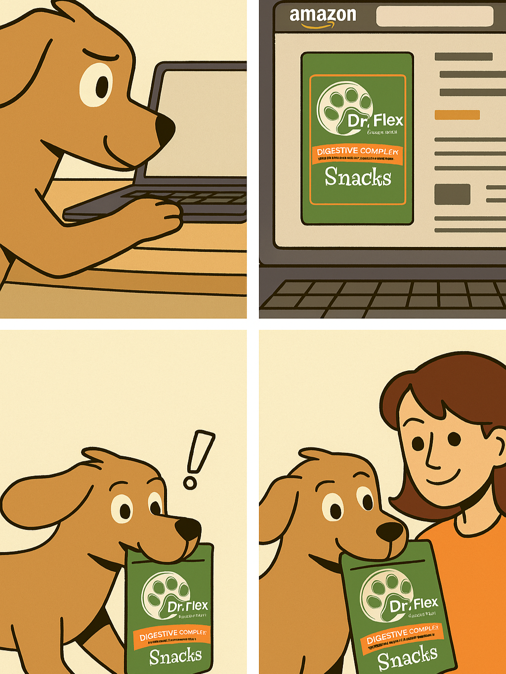 Dr. Flex Probiotika Komplex für Hunde – Soft-Chews