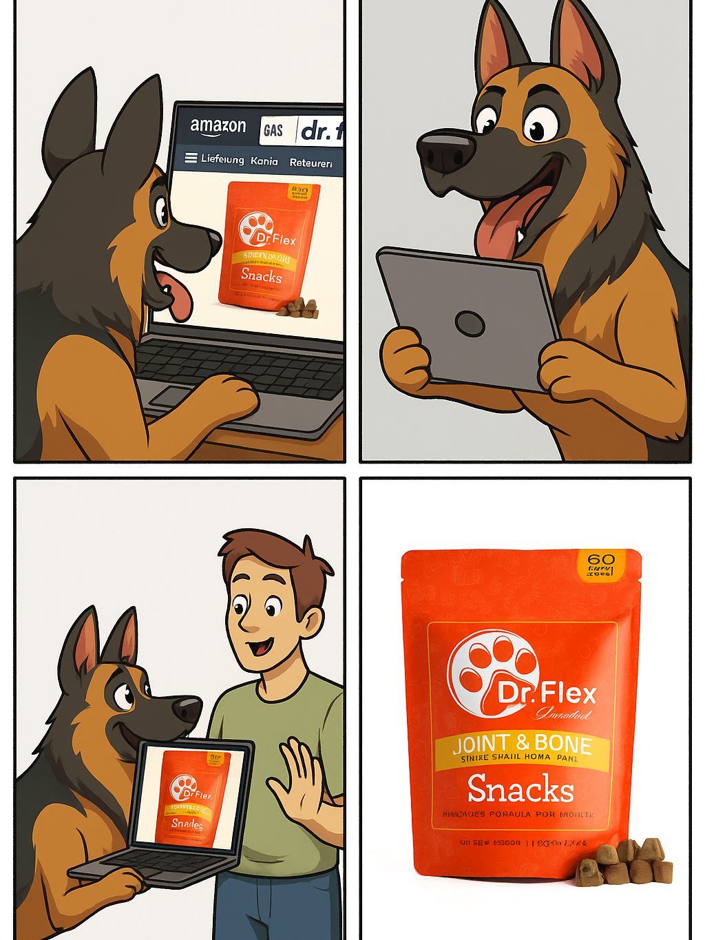Dr. Flex Gelenk-Komplex Soft-Chews für Hunde