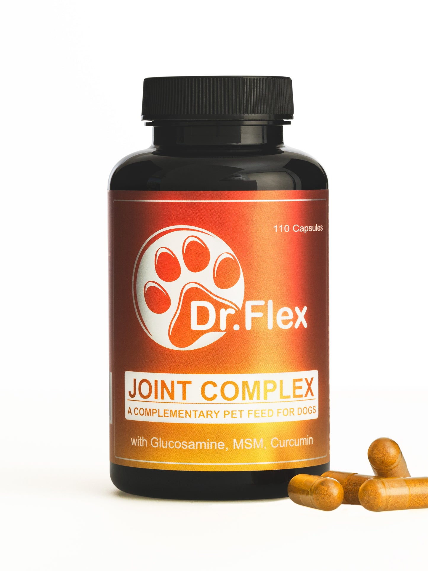 Dr. Flex Gelenk-Komplex Kapseln für Hunde – Mit Glucosamin, Chondroitin & MSM für Knochen & Gelenke